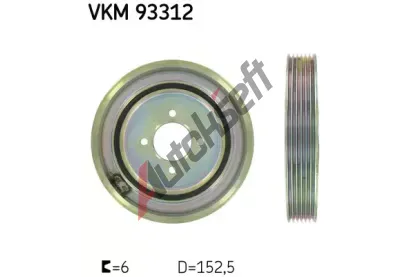 SKF emenice - klikov hdel SK VKM93312, VKM 93312