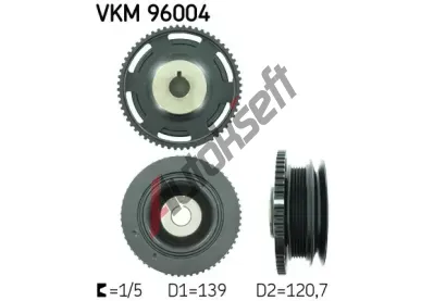 SKF emenice - klikov hdel SK VKM96004, VKM 96004