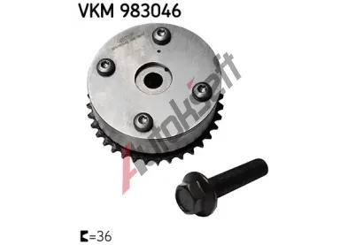 SKF Nastavova vakovho hdele SK VKM983046, VKM 983046