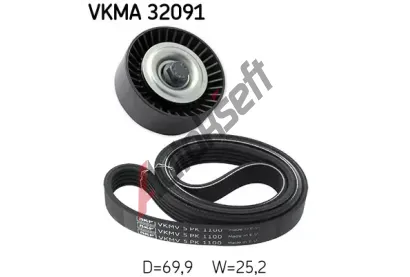 SKF Sada drkovch klnovch emen SK VKMA32091, VKMA 32091