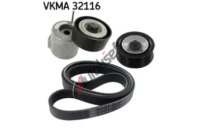 SKF Sada drážkových klínových řemenů SK VKMA32116, VKMA 32116 SKF Sada drážkových klínových řemenů SK VKMA32116, VKMA 32116
