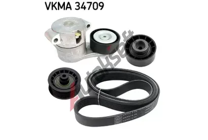 SKF Sada drážkových klínových řemenů SK VKMA34709, VKMA 34709 SKF Sada drážkových klínových řemenů SK VKMA34709, VKMA 34709