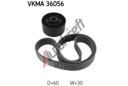 SKF Sada �ebrovan�ch kl�nov�ch �emen� SK VKMA36056, VKMA 36056