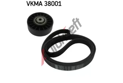 SKF Sada ebrovanch klnovch emen SK VKMA38001, VKMA 38001