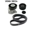 SKF Sada drkovch klnovch emen SK VKMA38034, VKMA 38034