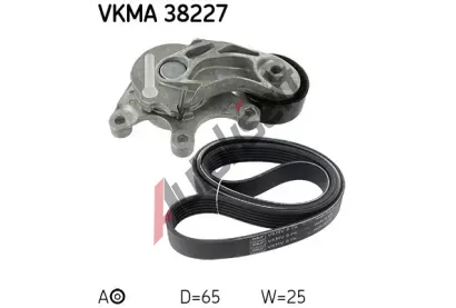 SKF Sada drkovch klnovch emen SK VKMA38227, VKMA 38227