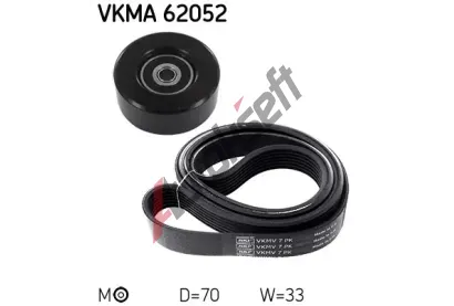 SKF Sada drkovch klnovch emen SK VKMA62052, VKMA 62052
