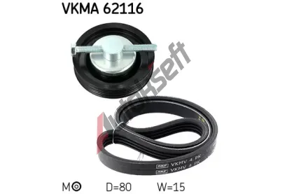 SKF Sada drkovch klnovch emen SK VKMA62116, VKMA 62116