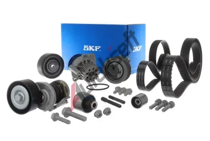 SKF Vodní čerpadlo + sada ozubených / klínových žebrových řemenů SK VKMC11000, VKMC 11000 SKF Vodní čerpadlo + sada ozubených / klínových žebrových řemenů SK VKMC11000, VKMC 11000
