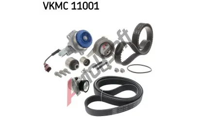 SKF Vodn� �erpadlo + sada ozuben�ch / kl�nov�ch �ebrov�ch �emen� SK VKMC11001, VKMC 11001