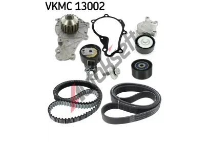SKF Vodn� �erpadlo + sada ozuben�ch / kl�nov�ch �ebrov�ch �emen� SK VKMC13002, VKMC 13002
