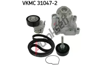 SKF Vodn pumpa + klinov ebrov emen SK VKMC31047-2, VKMC 31047-2