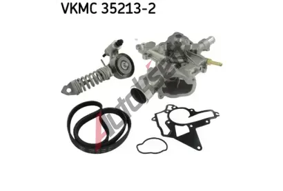 SKF Vodn pumpa + klinov ebrov emen SK VKMC35213-2, VKMC 35213-2
