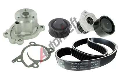 SKF Vodn� pumpa kl�nov�ho dr�kov�ho �emenu SK VKMC62182, VKMC 62182