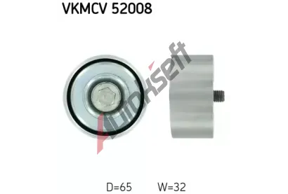 SKF Vratn/vodc kladka - klnov ebrov emen SK VKMCV52008, VKMCV 52008