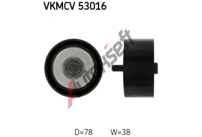 SKF Vratn/vodc kladka - klnov ebrov emen SK VKMCV53016, VKMCV 53016