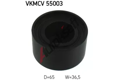 SKF Vratn/vodc kladka - klnov ebrov emen SK VKMCV55003, VKMCV 55003