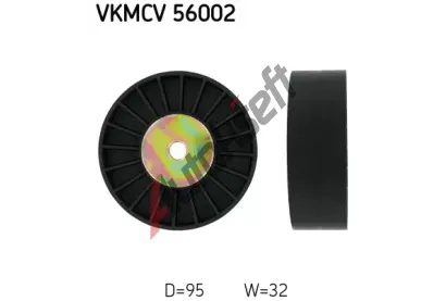 SKF Vratn / vodic kladka klnovho ebrovho emenu SK VKMCV56002, VKMCV 56002