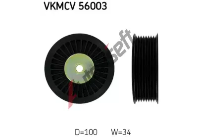 SKF Vratn / vodic kladka klnovho ebrovho emenu SK VKMCV56003, VKMCV 56003