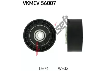 SKF Vratn/vodc kladka - klnov ebrov emen SK VKMCV56007, VKMCV 56007