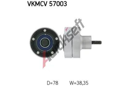 SKF Vratn / vodic kladka drkovho klnovho emenu SK VKMCV57003, VKMCV 57003