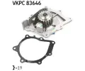 Vodn erpadlo, chlazen motoru SKF ‐ SK VKPC83646