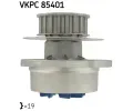 Vodn erpadlo, chlazen motoru SKF ‐ SK VKPC85401