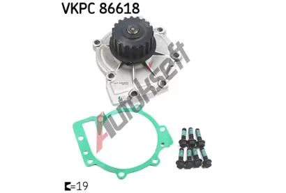 SKF Vodn erpadlo SK VKPC86618, VKPC 86618