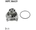 Vodn erpadlo, chlazen motoru SKF ‐ SK VKPC86619