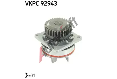 SKF Vodn erpadlo SK VKPC92943, VKPC 92943