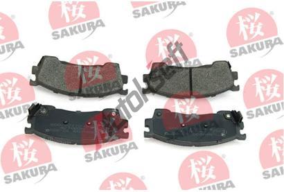 SAKURA Sada brzdovch destiek SKR 600-30-3580, 600-30-3580