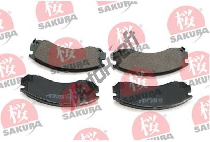 SAKURA Sada brzdových destiček SKR 600-50-4280, 600-50-4280  SAKURA Sada brzdových destiček SKR 600-50-4280, 600-50-4280