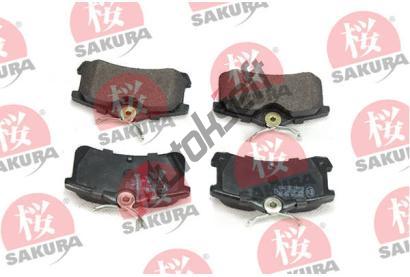SAKURA Sada brzdových destiček SKR 601-20-3755, 601-20-3755 SAKURA Sada brzdových destiček SKR 601-20-3755, 601-20-3755