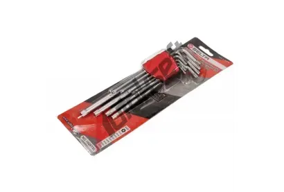 SELTA Sada kl Torx s otvorem dlouh TS10-TS50 9 ks SLT SE-1009TXL, SE-1009TXL