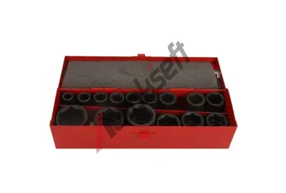 SELTA Sada n�stavc� 1/2" r�zov� 10 - 32 mm 15 ks SLT SE-94515S, SE-94515S