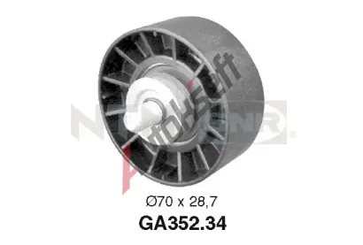 SNR Vratn/vodc kladka - klnov ebrov emen SNR GA352.34, GA352.34