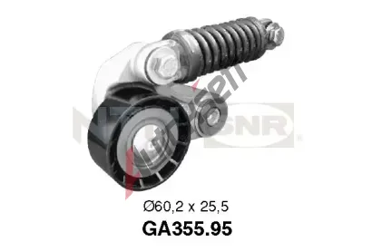 SNR Napnac kladka - ebrovan klnov emen SNR GA355.95, GA355.95