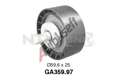 SNR Vratn/vodc kladka - klnov ebrov emen SNR GA359.97, GA359.97
