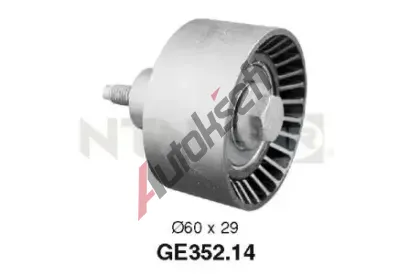 SNR Vratn/vodc kladka - ozuben emen SNR GE352.14, GE352.14