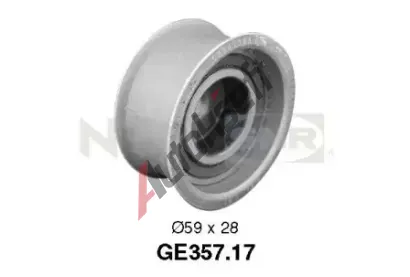 SNR Vratn/vodc kladka - ozuben emen SNR GE357.17, GE357.17