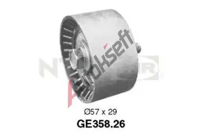SNR Vratn/vodc kladka - ozuben emen SNR GE358.26, GE358.26