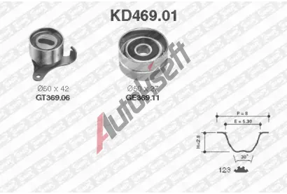SNR Ozuben - sada rozvodovho emene SNR KD469.01, KD469.01