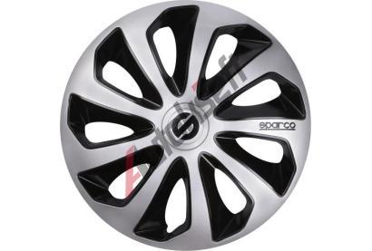 Sparco Kryty kol SICILIA 14", st��brn�/�ern� SPR 1473SVBK, 1473SVBK
