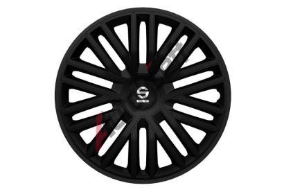 Sparco Kryty kol BERGAMO 15", �ern� - sada 4ks SPR 1585BK, 1585BK