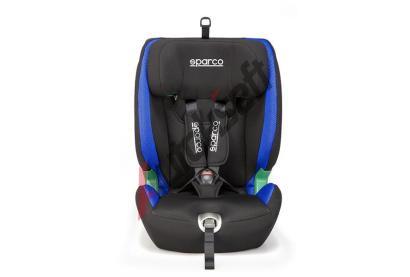 Sparco Autosedaka 76-150 cm ISOFIX, erno-modr SPR SK5000IBL, SK5000IBL