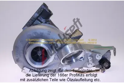 SCHLÜTTER TURBOLADER Dmychadlo - plnění END of LIFE PROFIKIT - with original GARRETT REMAN Turbo STT 166-00535EOL, 166-00535EOL SCHLÜTTER TURBOLADER Dmychadlo - plnění END of LIFE PROFIKIT - with original GARRETT REMAN Turbo STT 166-00535EOL, 166-00535EOL