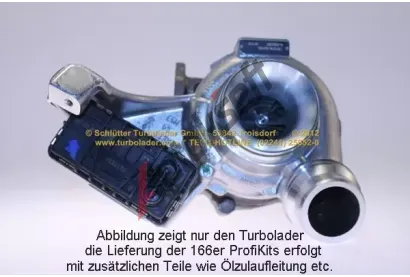 SCHLTTER TURBOLADER Dmychadlo - plnn - PROFI KIT - with org. NEW GARRETTbyHONEYWELL Turbo STT 166-00920, 166-00920