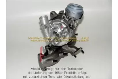 SCHL�TTER TURBOLADER Dmychadlo - pln�n� PROFI KIT - with org. NEW GARRETT Turbo STT 166-01770, 166-01770