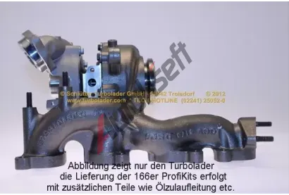 SCHLTTER TURBOLADER Dmychadlo - plnn - PROFI PLUS - with new org. BorgWarner Turbocharger STT 166-09345, 166-09345