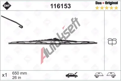 SWF Stra Das Original 650 mm SWF 116153, 116153